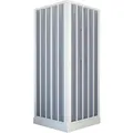 Produktbild: Forte Duschkabine Bari 80X80 cm Eckdusche mit Eckeinstieg für Badezimmer