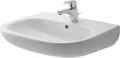 Produktbild: Duravit D-Code Waschtisch, mit Hahnloch, mit Überlauf, 600x460x175mm, Weiß Hochglanz, 2310600000