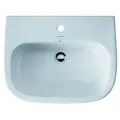 Produktbild: Duravit Waschtisch D-CODE m ÜL HLB 1 Hahnloch 600x460mm weiß 600 x