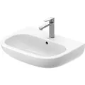 Produktbild: Duravit D-Code Waschtisch, mit Hahnloch, mit Überlauf, 600x460x175mm, Weiß Hochglanz, 2310600000