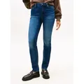 Produktbild: Tommy Hilfiger Slim-fit-Jeans DNM NEW DOREEN SLIM RW mit regulärer Leibhöhe, 5-Pocket-Stil blau 27