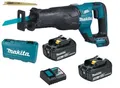 Produktbild: Makita DJR187ZK Akku-Reciprosäge 18V Säbelsäge + 2x Akku 3Ah + Ladegerät + Koff.
