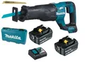 Produktbild: Makita DJR187ZK Akku-Reciprosäge 18V Säbelsäge + 2x Akku 5Ah + Ladegerät + Koff.