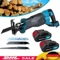 Produktbild: Für Makita 2 Akku Säbelsäge Mit 4 Sägeblätter Elektrische Reciprosäge Tigersäge