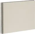 Produktbild: Goldbuch Spiralalbum Bella Vista sandgrau 35x30 cm schwarze Seiten