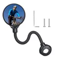 Produktbild: Fahrradspiegel 360 ° verstellbarer Lenker und drehbarer Schwarz 35x8cm