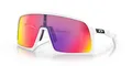Produktbild: Oakley Sonnenbrille Sutro (Glasfarbe: Prizm road) weiss matt - 1 Brille mit Hartschalenetui