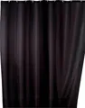 Produktbild: WENKO Duschvorhang Uni Black Breite 180 cm, Höhe 200 cm, Polyester, waschbar
