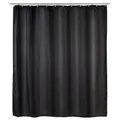 Produktbild: WENKO Duschvorhang schwarz 180,0 x 200,0 cm