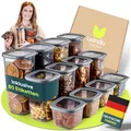 Produktbild: Vorratsdosen mit Deckel luftdicht 12er Vorratsbehälter Set BPA Frei