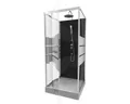 Produktbild: Komplettdusche Aurlane Study 90 x 90 x 225 cm silber-matt