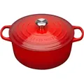 Produktbild: Le Creuset Bräter rund Signature 20 cm Kirschrot