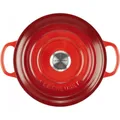Produktbild: Le Creuset Signature - Bräter - rund - 20 cm - 2,4 L - Gusseisen - kirschrot