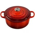 Produktbild: Le Creuset Signature Bräter rund 20 cm kirschrot
