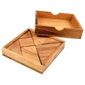 Produktbild: 6212 - Tangram, Samena Holz, Brettspiel aus Holz, 1-2 Spieler, ab 8 Jahren