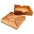 Produktbild: Tangram Brettspiel aus Samena Holz mit 7 Teilen, ab 8 Jahren