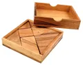 Produktbild: Philos Puzzle Philos 6212 - Tangram aus Holz, 7-teiliges Legespiel, Puzzleteile