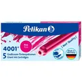 Produktbild: Pelikan 4001 Tintenpatronen für Füller pink, 5 St.