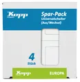 Produktbild: Kopp Universalschalter EUROPA arktis-weiß Profi-Pack