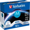 Produktbild: VERBATIM 43834 - BD-R XL, 100GB, bedruckbar, 5er-Pack (M-DISC)