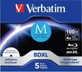 Produktbild: Verbatim BD-R M-Disc 100 GB, Blu-ray-Rohlinge 4-fach, 5 Stück