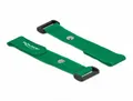 Produktbild: Delock Klettkabelbinder (L x B) 190mm x 25mm Grün 5St.