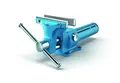 Produktbild: Heuer Schraubstock Compact 120mm (kompakt; Quicklaunch Schnellverstellung; 2-Seiten Backen glatt/geriffelt; Backenbreite 120 mm, Durchmesser 15 – 50 mm, 4,8 Kg) 118001