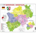 Produktbild: Larsen Nordrhein-Westfalen Politisch (70 Teile) (6300.106068)