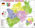 Produktbild: Puzzle - Nordrhein-Westfalen (politisch) | Puzzle | 2010 | Larsen