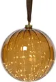Produktbild: Lumineo LED Kugel braun/warmes weiss 20cm