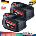 Produktbild: 2X für Bosch Li-ion Akku PBA PSB 18 V 3,8Ah XL Power For All Alliance 54Wh NEU