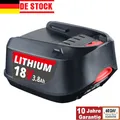 Produktbild: DE 3.8Ah Ersatz Für Bosch Akku 18V PBA PSB Psr,Kompatibel Mit 18Volt Green Werkz
