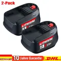 Produktbild: 2x 3.8Ah Lithium-ion Akku Für Bosch PBA PSB PSR 18Volt W-C 1600A02CK7 1600A005B0