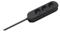 Produktbild: Steckdosenleiste  3 Fach Black NEU