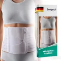 Produktbild: Seeger Bauchgurt – Abdominalbandage zur Stabilisierung von Bauch & Rumpf, Unterstützung nach OP & Geburt, Thorax-Abdominal-Stützgurt, medizinische Qualität, Made in Germany (Gr.6, 21 cm)