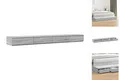 Produktbild: Bett-Schubladen Grau Sonoma 200x36,5x16,5 Cm Holzwerkstoff