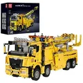 Produktbild: Mould King 17028 Feuerwehrauto Gelb LKW Bausteine (4883 Teile) Konstruktions-Spielset, (4883 St)