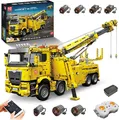 Produktbild: MOULDKING 17028 | RC Abschlepptruck 4.883 Klemmbausteine Bauset NEU & OVP