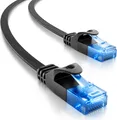 Produktbild: deleyCON 20m CAT6 Flaches Netzwerkkabel 1,5mm Flachbandkabel U-UTP RJ45 - UUTP Patchkabel für DSL LAN Switch Router Modem Repeater Patchpanel