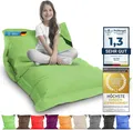 Produktbild: LazyBag Sitzsack XL 250 Liter Grün - Wasserfester Riesensitzsack für Indoor & Outdoor - Premium Bean Bag für Kinder & Erwachsene (Nylon)