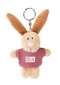 Produktbild: Nici 44623 Schlüsselanhänger Hase mit T-Shirt Ida 10cm, beige