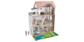 Produktbild: Playtive Holz-Puppenhaus Puppenstube Spielhaus Holzpuppenhaus 39-tlg 3 Etagen