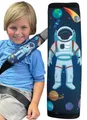 Produktbild: HECKBO 1x Kinder Auto Gurtpolster Gurtschutz mit Astronaut Weltraum Motiv - Mädchen Sicherheitsgurt Polster für Kinder und Babys