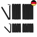 Produktbild: Tütenclips Frisch & Easy Black Edition BUNEO Lebensmittelbeutelklammern 20