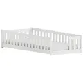 Produktbild: Kids Collective Bodenbett, Weiß, Holz, 80x160 cm, Kinder- & Jugendzimmer, Kindermöbel, Kinderbetten, Kindereinzelbetten
