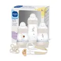 Produktbild: MAM Easy Start Anti-Colic Welcome Set, Baby Erstausstattung mit 3 Anti-Colic Flaschen, Schnuller und Schnullerband, Baby Geschenk Set, ab der Geburt, beige