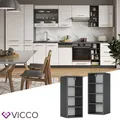 Produktbild: Hängeschrank Regal Küchenschrank Hängeschrank Küchenzeile Anthrazit 30 cm Vicco