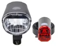 Produktbild: Filmer Fahrradbeleuchtung Set Fahrradlampe Fahrradlicht Rücklicht Vorderli 40207
