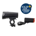 Produktbild: Filmer 40.207 Fahrrad Scheinwerfer + Rücklicht LED Beleuchtungsset 1Watt 30 LUX