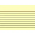 Produktbild: Karteikarten A7 gelb liniert
